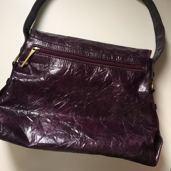 Mat & Nat Wrinkled Purple Hobo bag - Picture 3 of 8